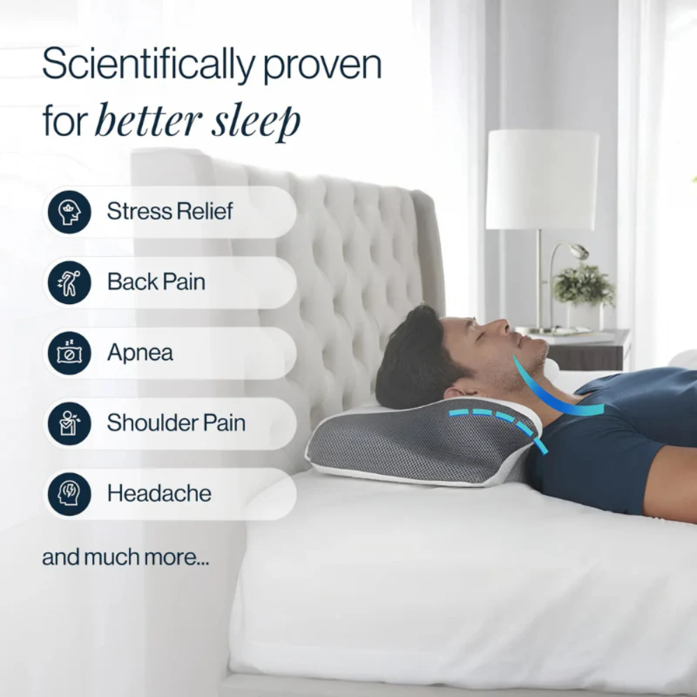 Premium Foam Pillow – Neck Comfort and Ergonomic Support